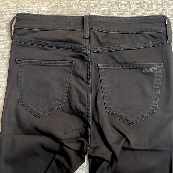 NEW Hollister High-Rise Advanced Stretch Skinny Jeans Black - Picture 5 of 9